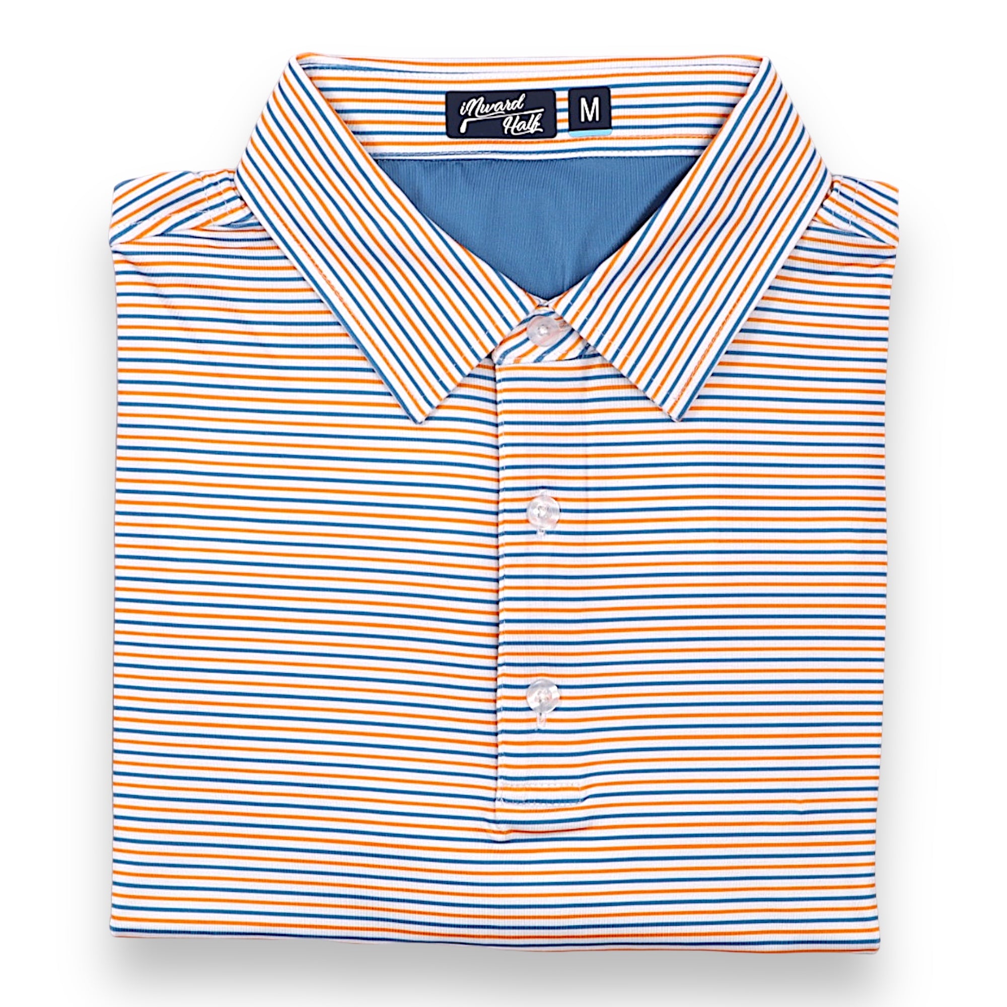 The Trophy Stripe Performance Polo Fall 2024 Inward Half