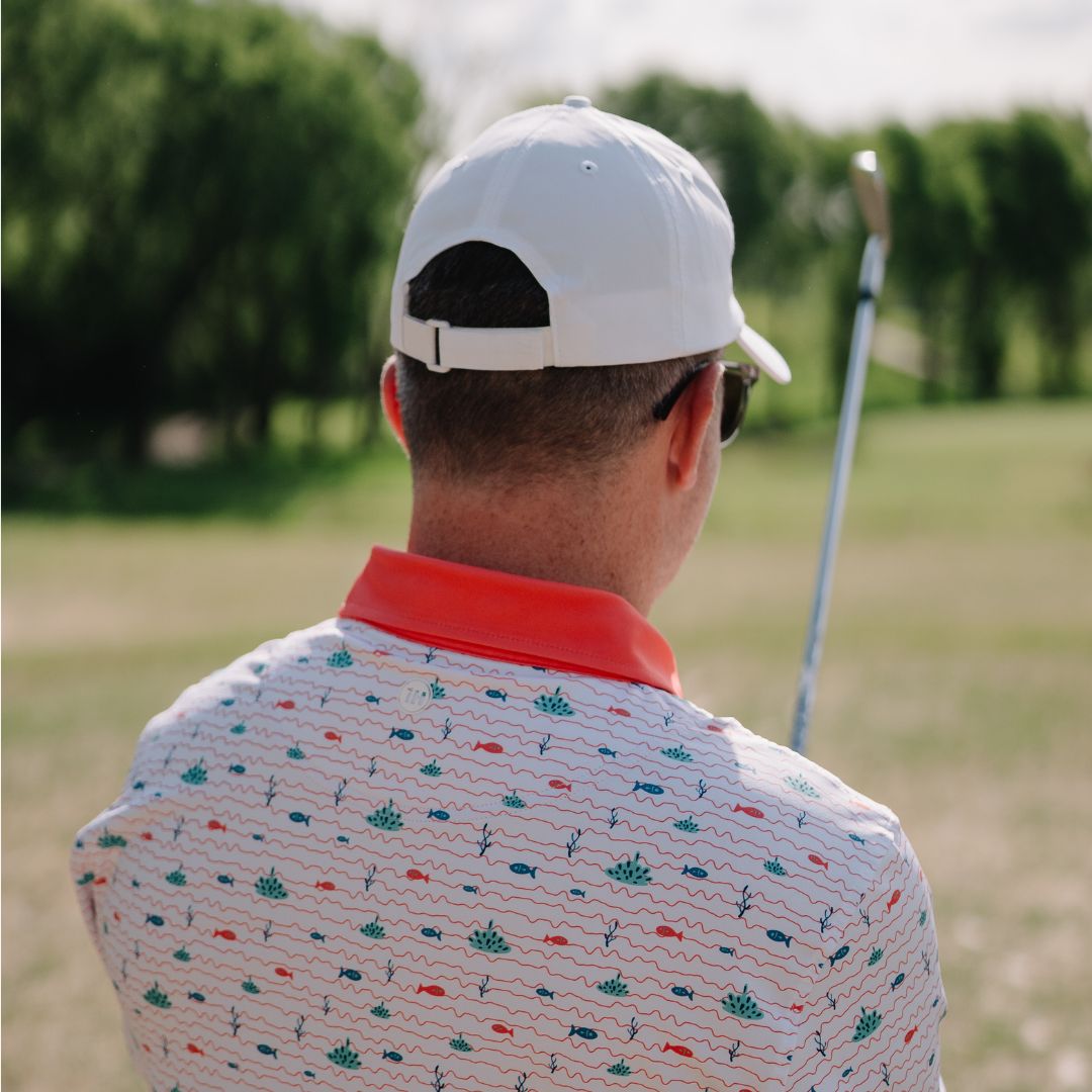 Coral golf shirt hotsell