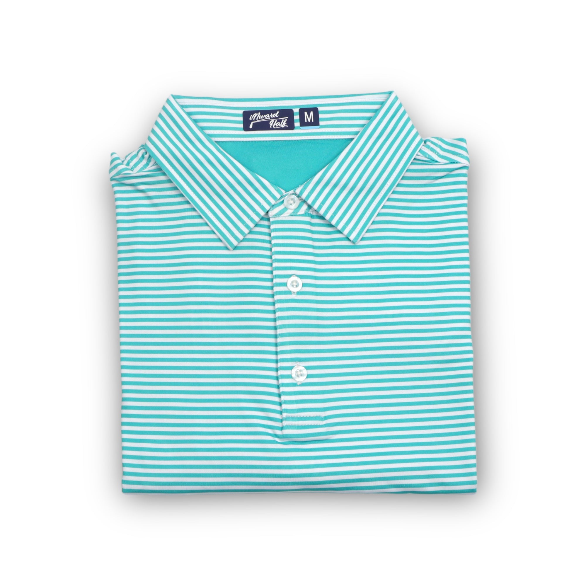 Striped performance outlet polo