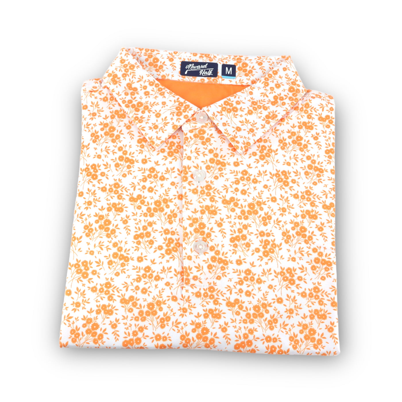 The Fall Flowers Pattern Performance Polo