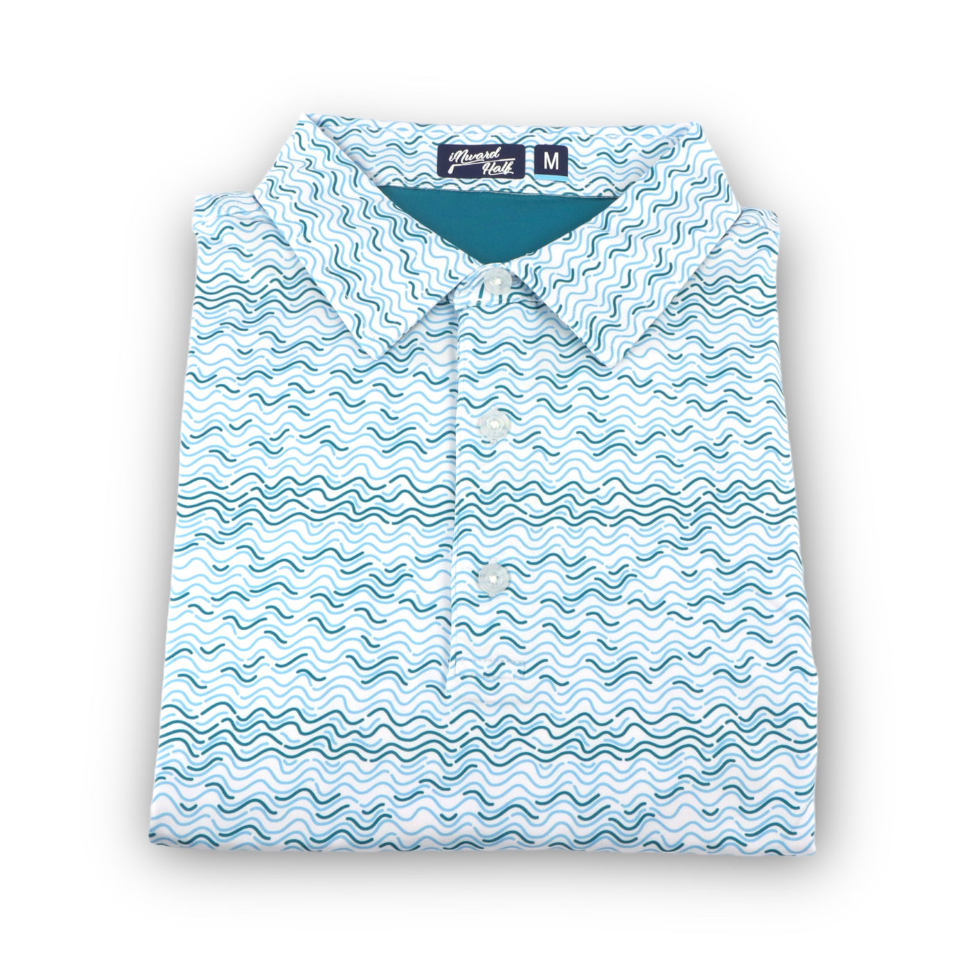 The Fall Electric Wave Pattern Performance Polo