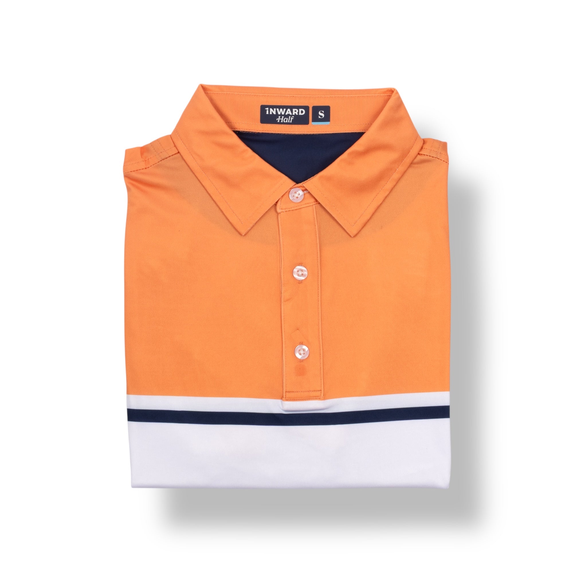 The Color Block Performance Polo – Inward Half