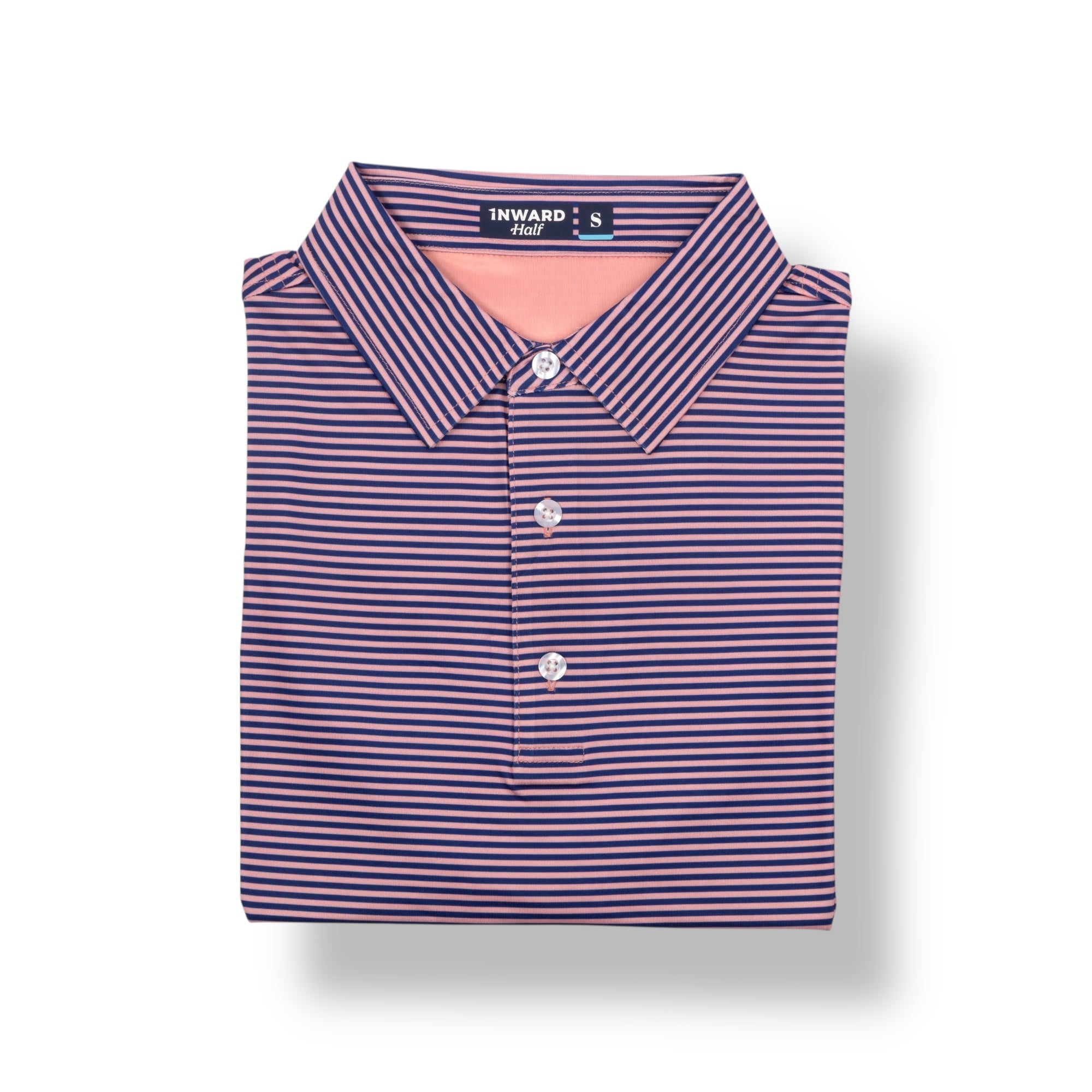 The Modern Stripe Performance Polo – Inward Half