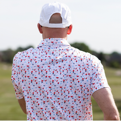 The Firework Pattern Performance Polo