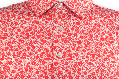 The Poppy Pattern Performance Polo
